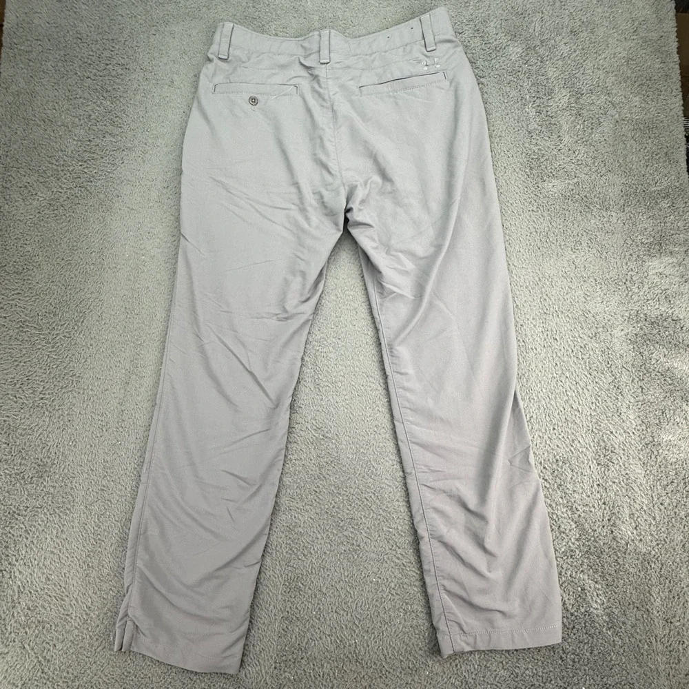 Under Armour Pants Mens 36/32 Grey Loose Fit Performance Chino Golf Trousers‎